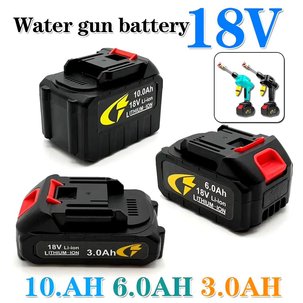 

18v 10Ah universal lithium battery, For pastoral tools, Car washing machine spray gun, watering guns battery