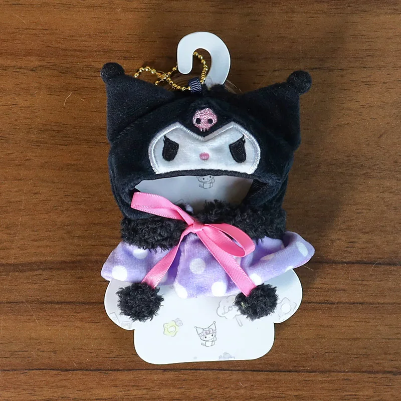 Sanrio Figure Cosplay Cap Pendant Kawaii Kuromi Melody Clothes Cape Cute Doll Accessories Gifts