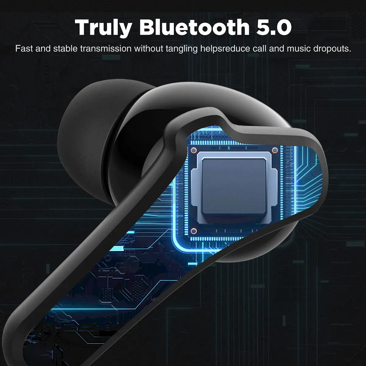 Meidong Oleh Cowin BT006 TWS Earphone Bluetooth Fone Headphone Nirkabel Headset Gaming Earbud untuk Earphone Android Xiaomi