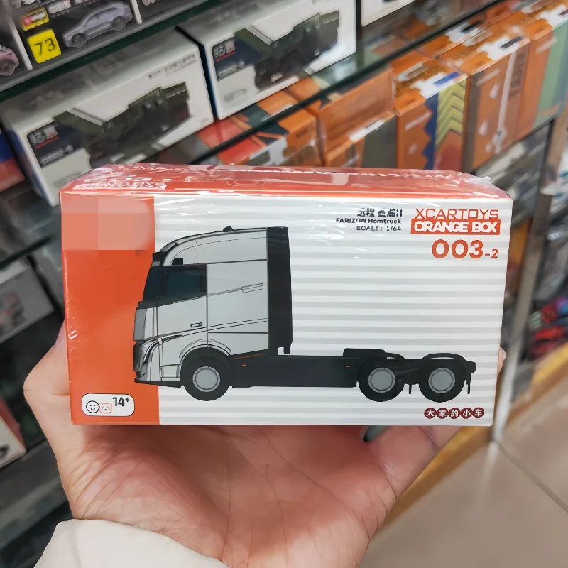 엑스카토이즈 다이캐스트 오리지널 1:64 스케일 파리존 홈트럭 시뮬레이션 미니어처 합금 자동차 모델 컬렉션 장식 장난감 선물
