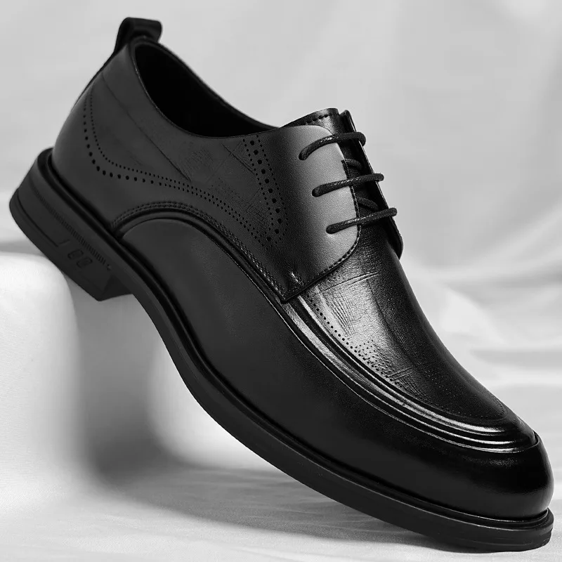 

Men's Business Dress Shoes British High-end Casual Men's Shoes Designer Groom Wedding Leather Shoe Men Four Seasons Oxford Shoes
