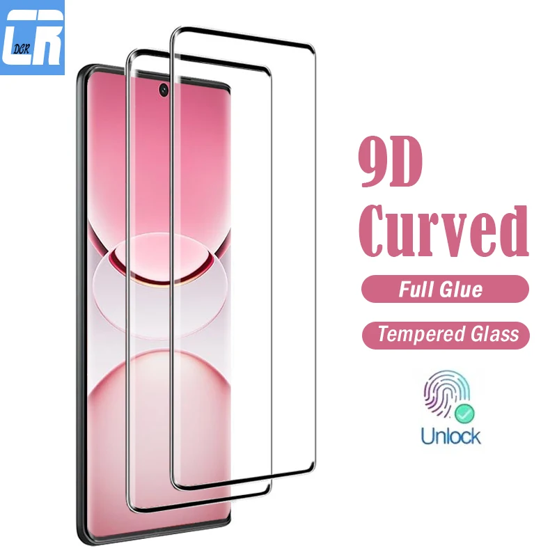 

9D Curved Tempered Glass Screen Protector for Vivo Y300 Y200 Pro+ T4 T3 Ultra Full Glue Protective Film for Vivo S20 S19 S18 Pro