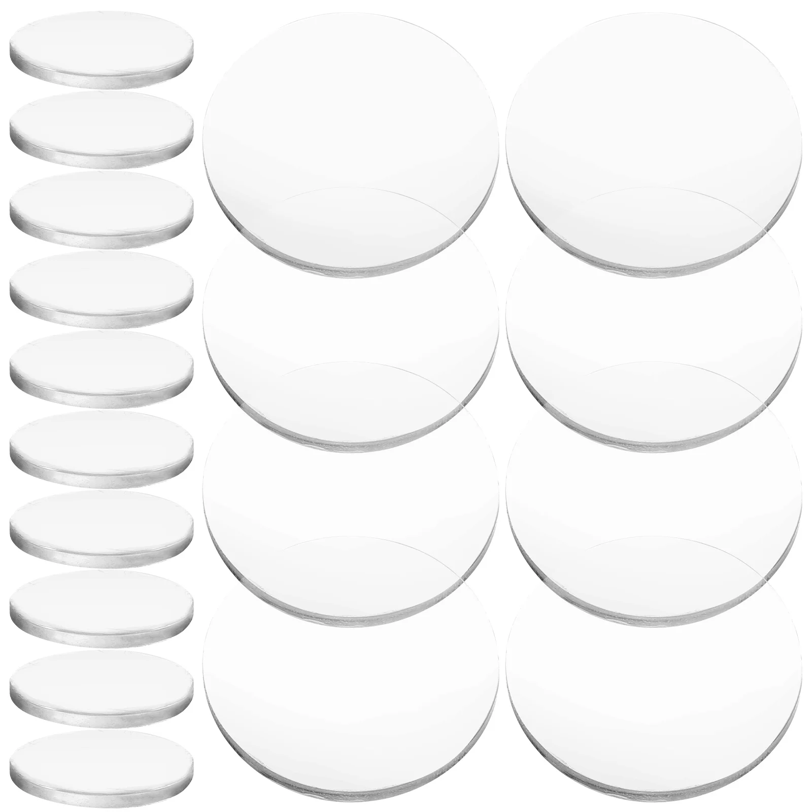 

20 Pcs Computer Magnifying Lens Magnifier Coffee Monocle Eyeglass Acrylic Glasses