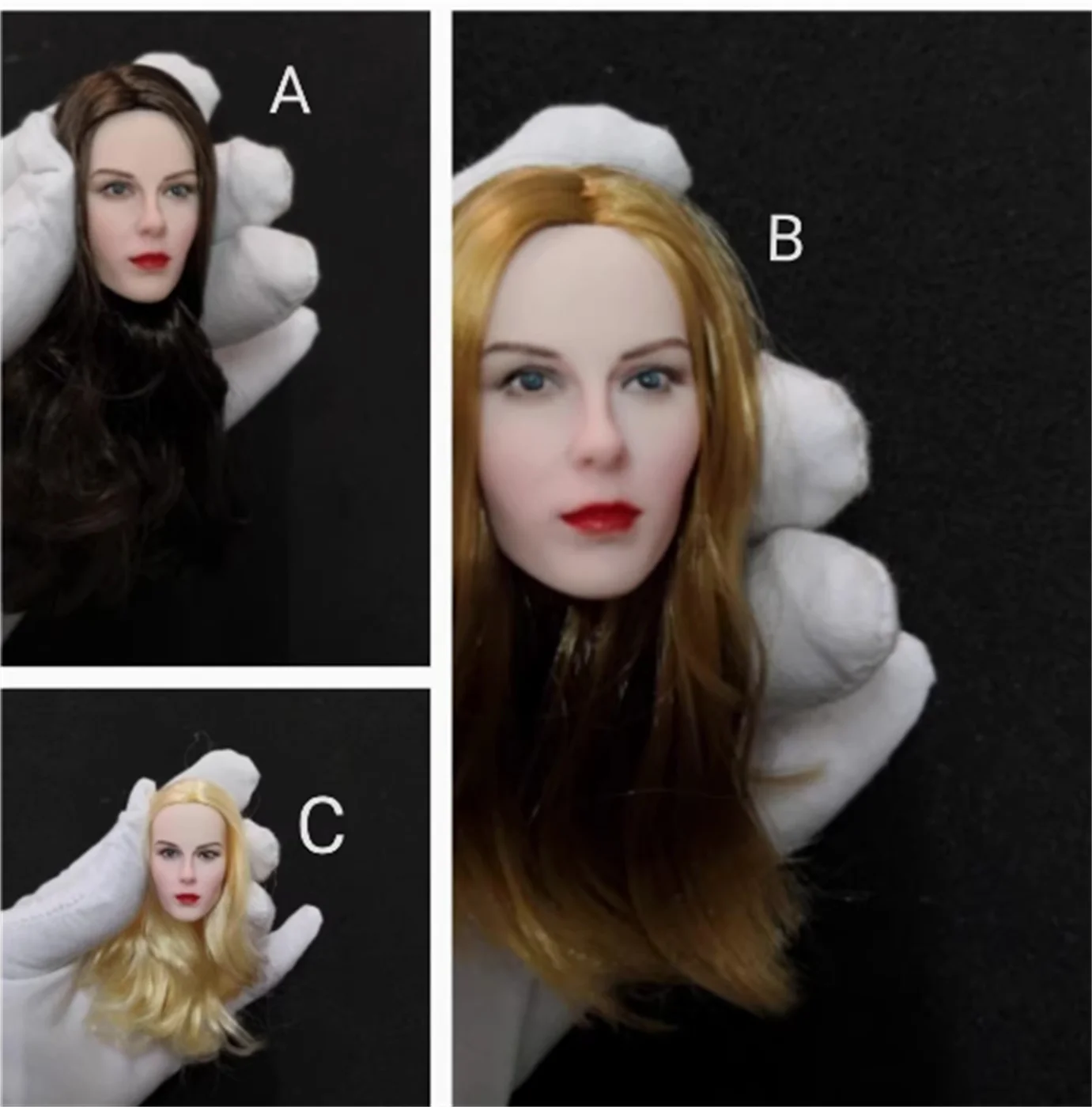 

1/6 Scale Head Sculpture Nicole Kidman Expression Beauty Curlls For 12 inch Phicen Tbleague figure Toys