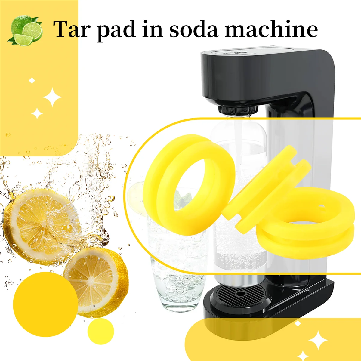 O Rings Soda Machine Co2 Cylinder Exchange Carbonator Gaskets 5Pcs, Gaskets Ring for New Soda Maker & Pink Cylinder-LITE