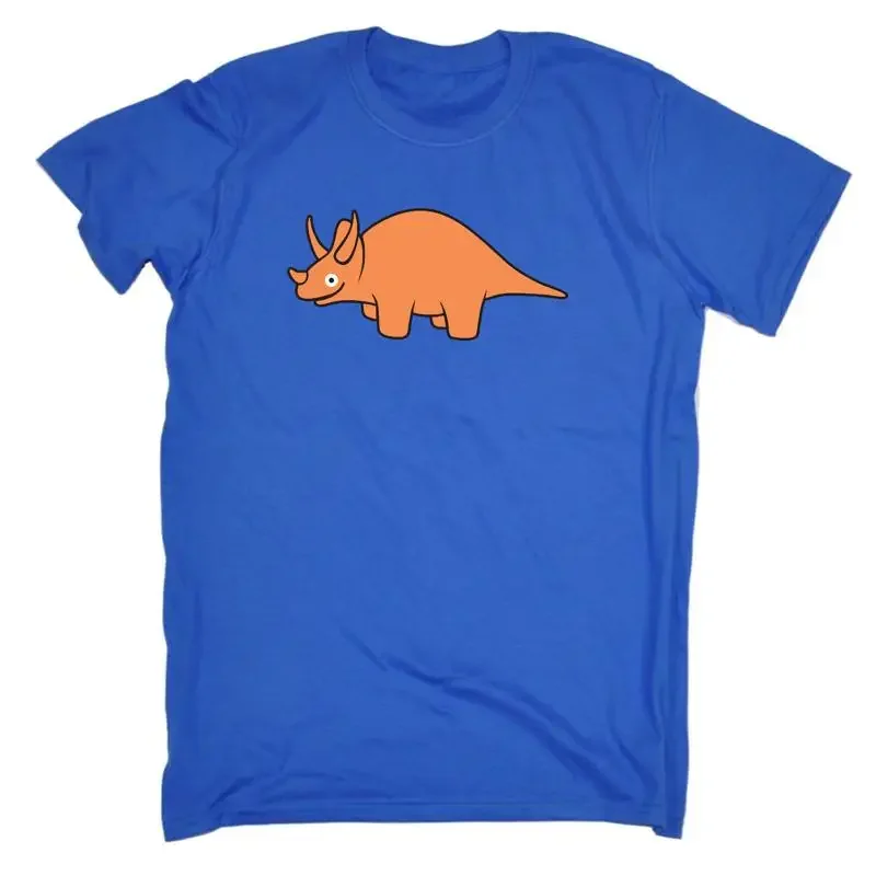 Dinosaur Triceratops Ani Mates Mens Funny Novelty T Shirt