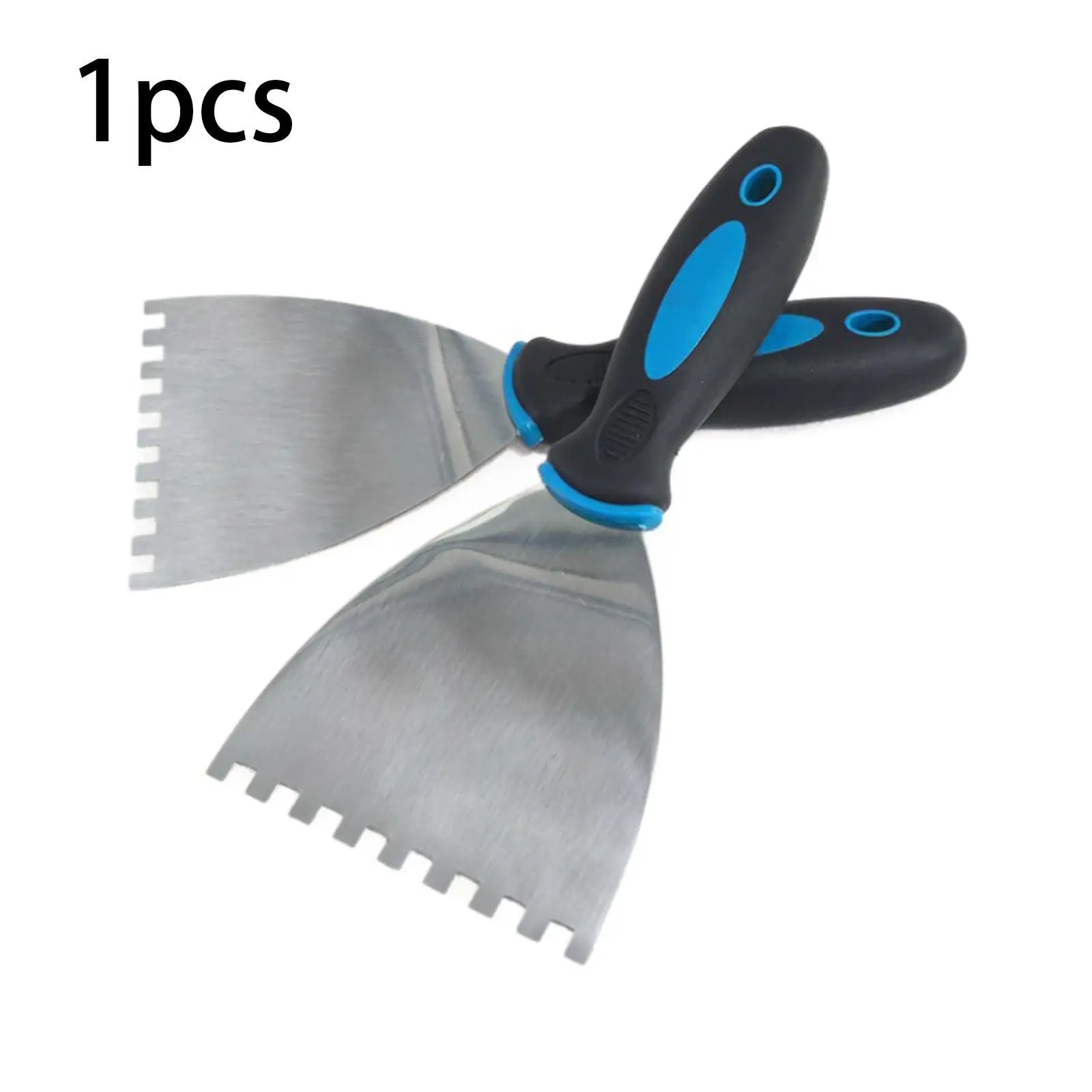 Notch Trowel Tile Trowel Construction Hand Tools with Grip Handle for Decals Masonry Tile Installation Work Wallpaper