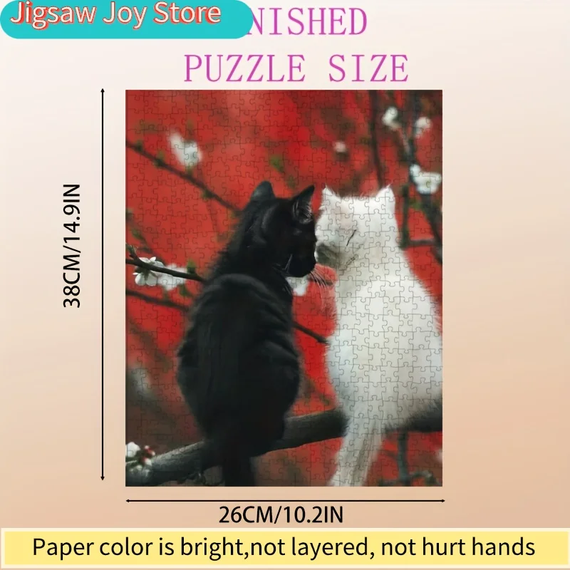 1박스 미니 퍼즐 (성인용) - 로맨틱한 장면 & 감동적인 예술, 휴대용 수집품, 중급 수준