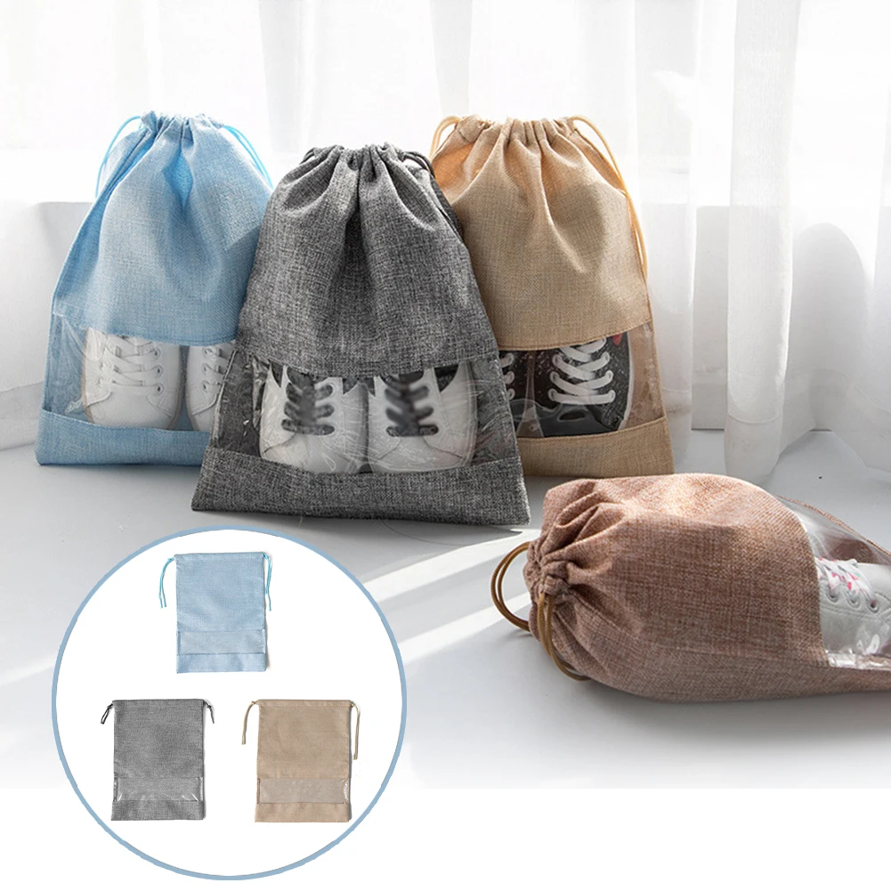 Durable Pouch Shoes Bag Drawstring Dust Bags Dustproof Cover Shoes Bags Pocket Drawstring Dust Bags Shoe Pocket Storage
