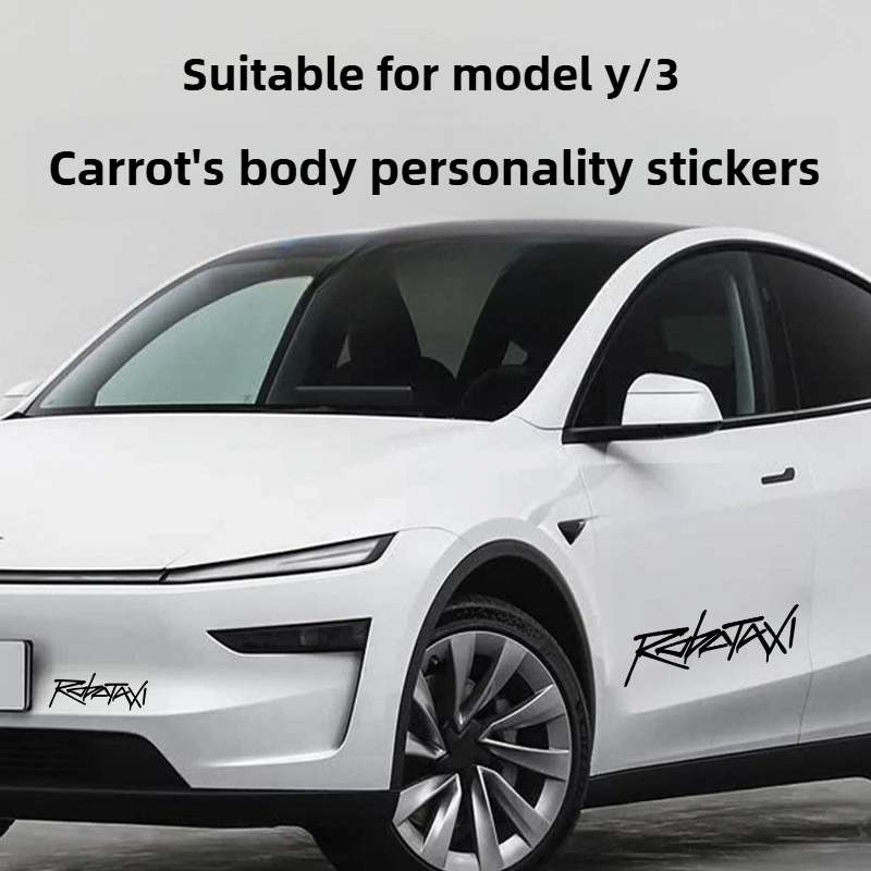 

Tesla model3/y body sticker radish taxi personalized sticker