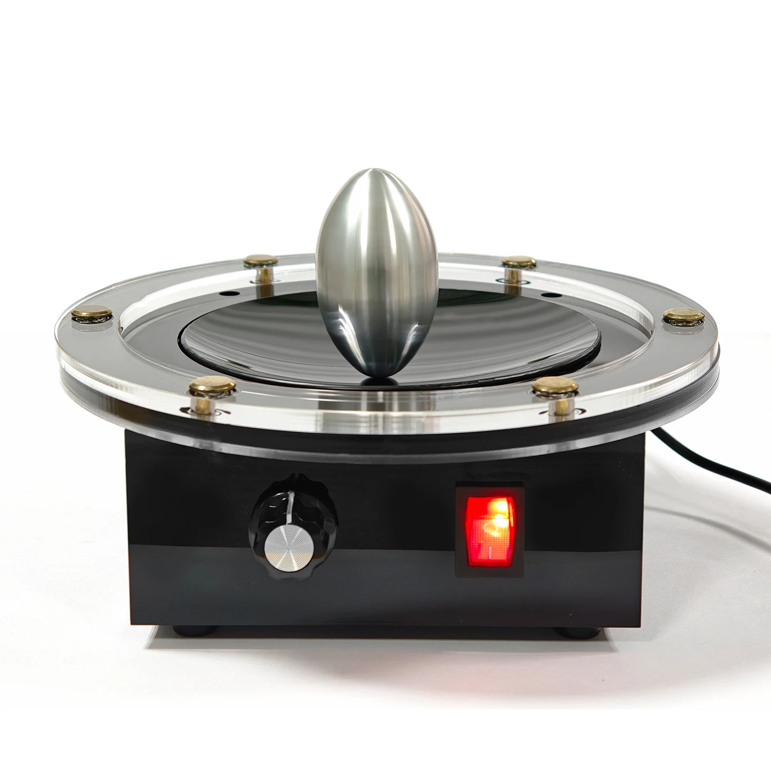 Electromagnetic Eddy Current Columbus Egg Standing Up Science Physics Experiment Educational Toy for STEM School Home Fun Gift