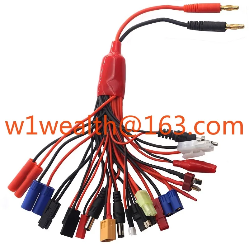 

19-In-1 multi-function charging cable Aster HOTA D6 Pro intelligent balance charger XT60 extra soft silicon