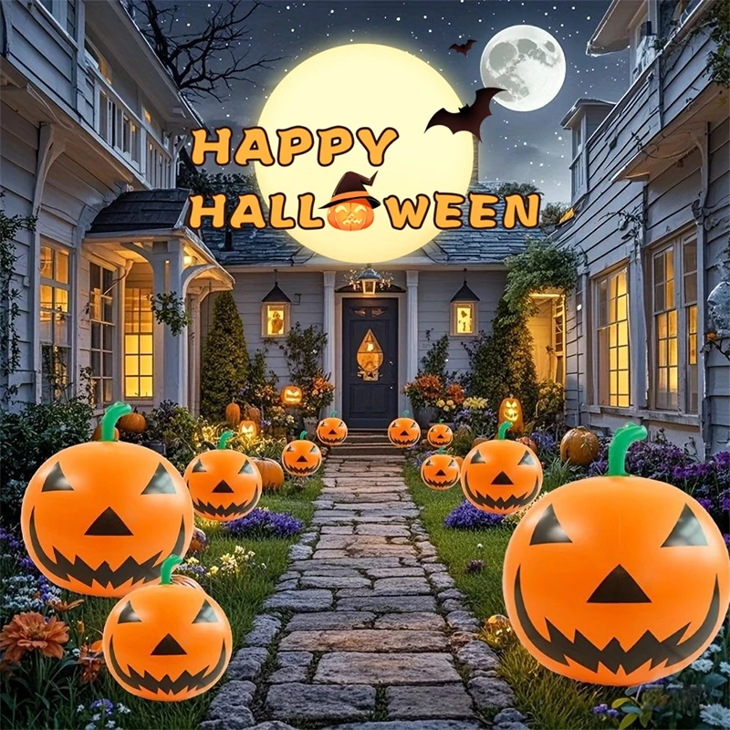 نفخ هالوين مرعبة العين مضيئة حديقة الطرف الديكور البلاستيكية معلقة هالوين حزب بار مسكون ديكورات منزلية