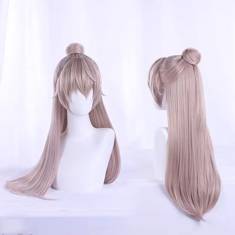Code Name Yuan Ji Cosplay Perücke Antiker chinesischer Stil Half-Up-Frisur mit Rosennetz-Kostümhaar