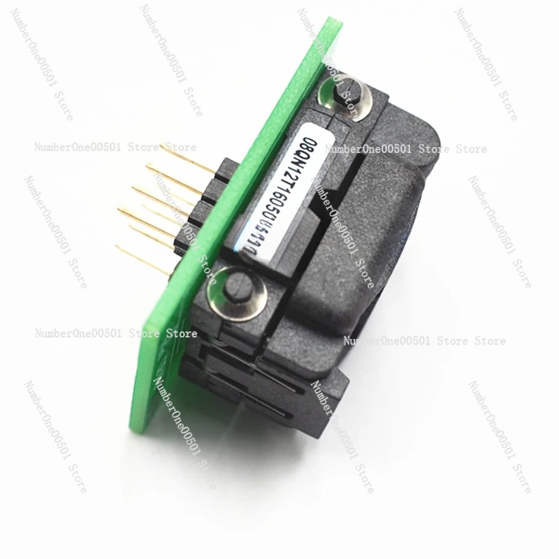 Applicable to WSON/QFN/DFN-8 programming seat 2 * 3mm 0.5 pin distance, conversion seat, programming adapter socket