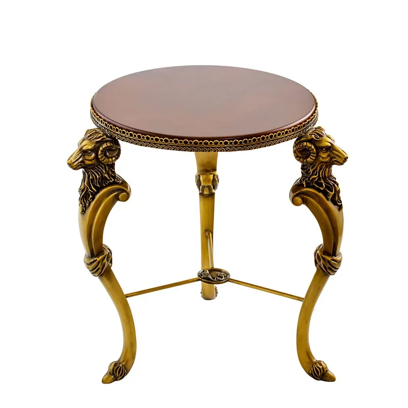 

Medieval sofa side few brass small round table coffee table rack