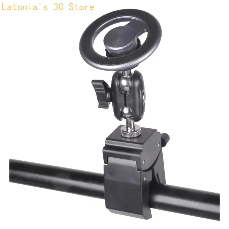 Verstellbarer magnetischer Telefonständer für Lenker-Fitnessgeräte und Kinderwagen X3UB – Detail 5