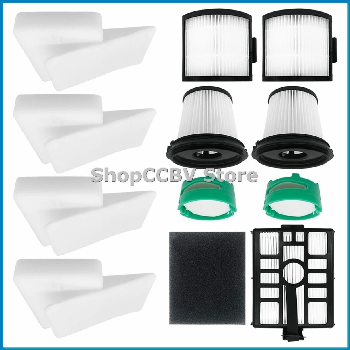 

For IW3511/IW1111 Detect Pro Cordless Vacuun,HEPA Filters,Base Pre-Filter Kit,Foam Filter,Odor--A50M