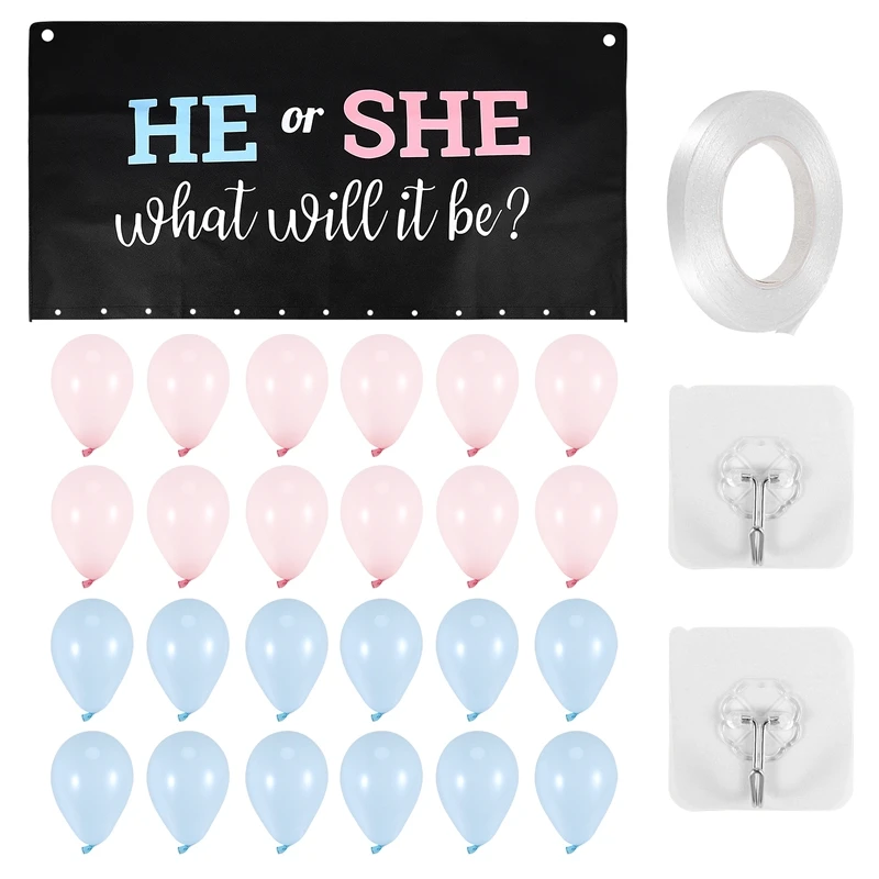 The Perfect Addition To Your Gender Reveal Party Supplies Gender Reveal Balloon Bag Boy Or Girl