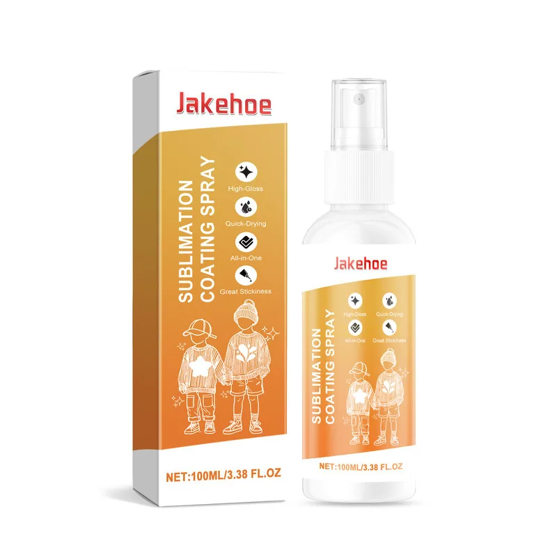 

Jakehoe Cotton Shirt Sublimation Coating Spray Clothes Heat Transfer Printing Anti Stain Multi Purpose Spray