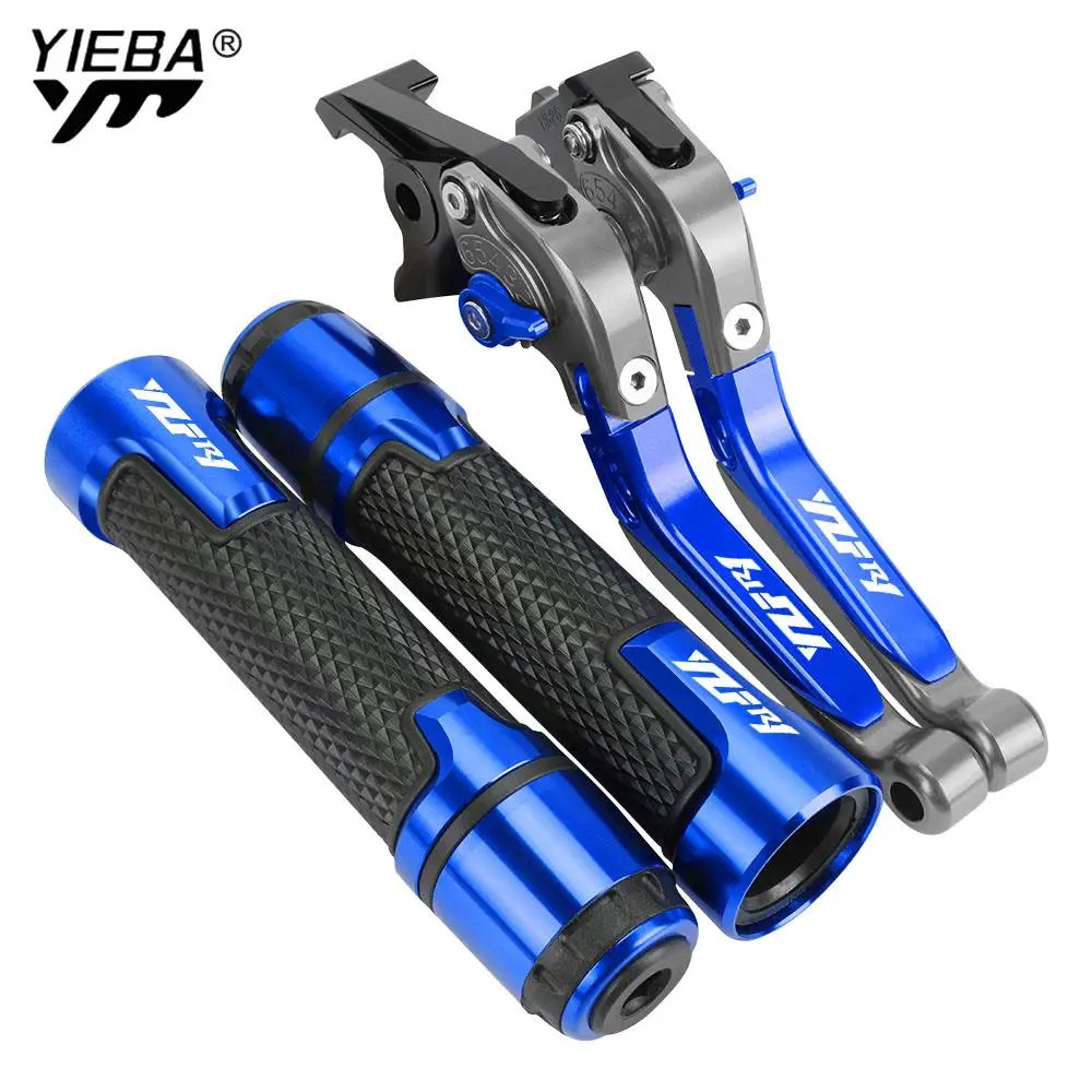 

YZF R1 Motorcycle Folding Extendable CNC Moto Adjustable Clutch Brake Levers Handbar End Grips FOR YAMAHA YZFR1 YZF-R1 1999-2003