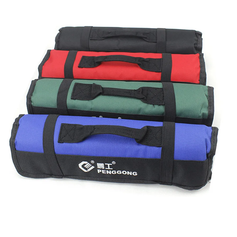 

New Portable Multifunction Tool Bags Oxford Canvas Chisel Roll Bags for Hardware Wrench Instrument Pouch Organizer