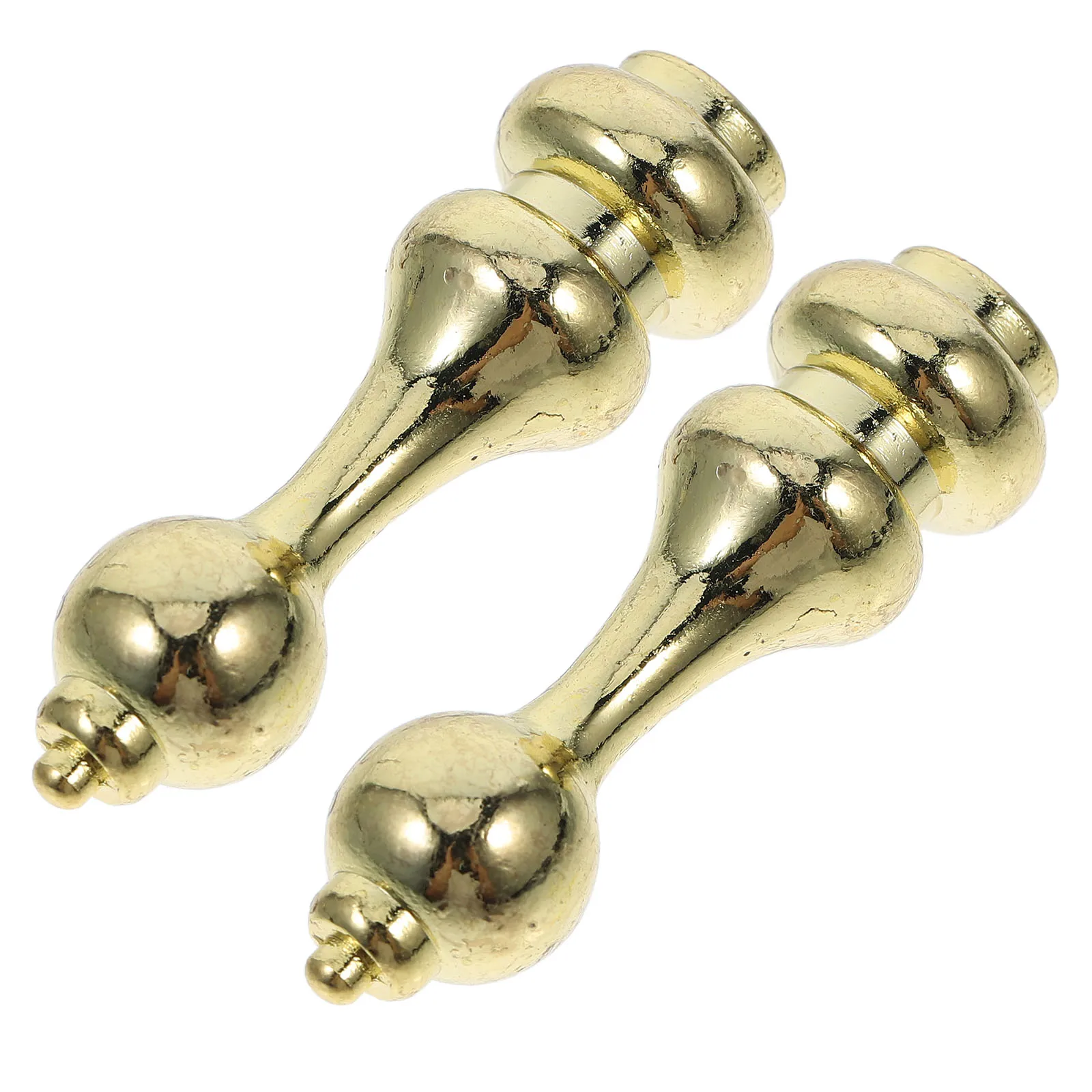 

2Pcs Wine Cabinet Railing Hardware Metal Small Guardrail Connector Decorative Furniture Accessories Rail End Railing Bracket