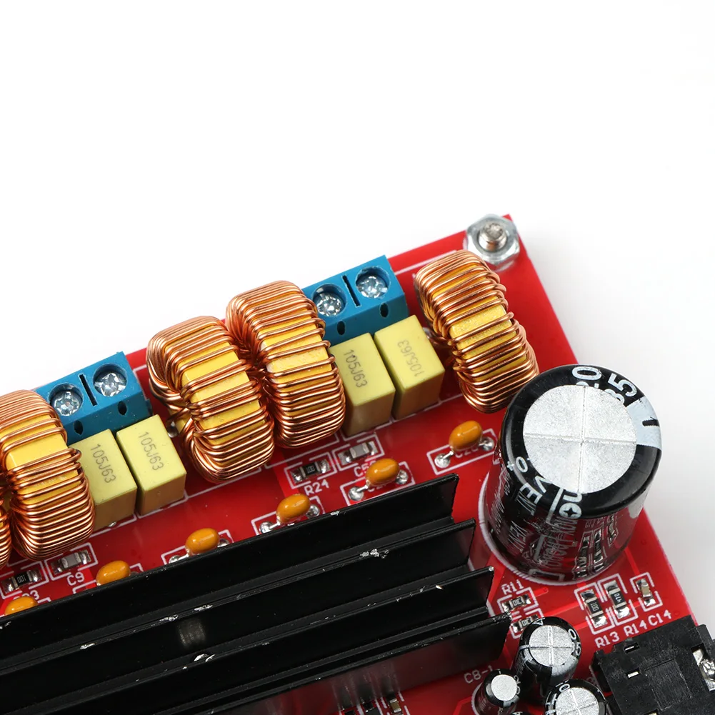 New 2*50W+100W TPA3116D2 Power Subwoofer Amplifier Board Dual 2.1 Channel TPA3116 Audio Stereo equalizer AUX Amp