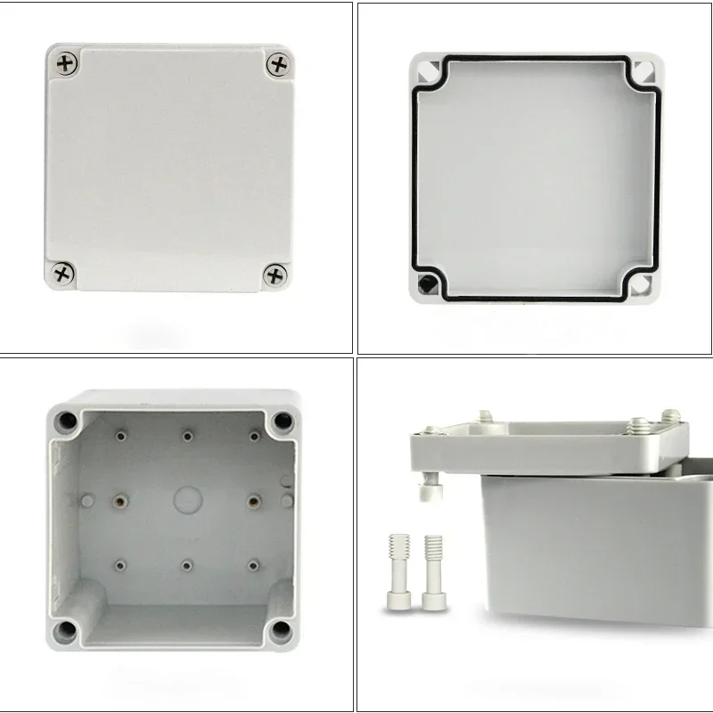 Waterproof Plastic Enclosure Box Electronic ip67 Project Instrument Case Electrical   ABS Outdoor Junction  Housing