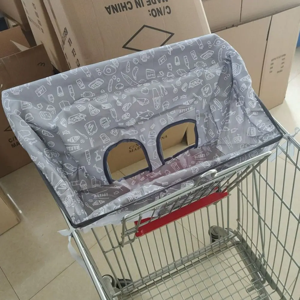 Cartoon Shopping Cart Cover Waterproof Anti-Dirty Baby Seat Pad Children Infant Dining Chair Cushion