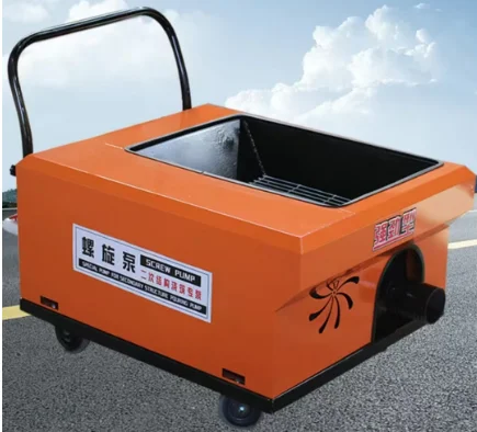 

New Type of Mobile Small Electric Concrete Pump, Secondary Structure Hydraulic Structure Column Pouring Grouting Pump