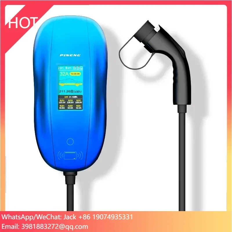 Home Evse 380V 11KW EV New Energy Fast Charger Wallbox Electric Car AC Charging Station Pile