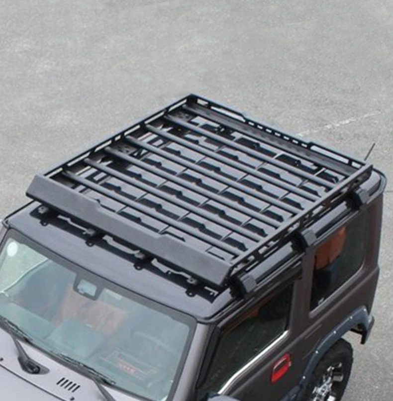 For Jimny Rack Cargo Luggage Carry Basket Bracket Roof Rack Carrier For Suzuki Jimny JB74 JB64 2018- Gen4 Sierra JB74w JB64w