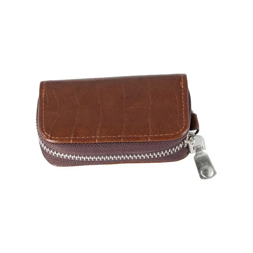 Universal Portable Men With Keyring Keychain Crocodile pattern Key Bag Case Car Key Case Zipper Key Case Bag Car Key Wallets