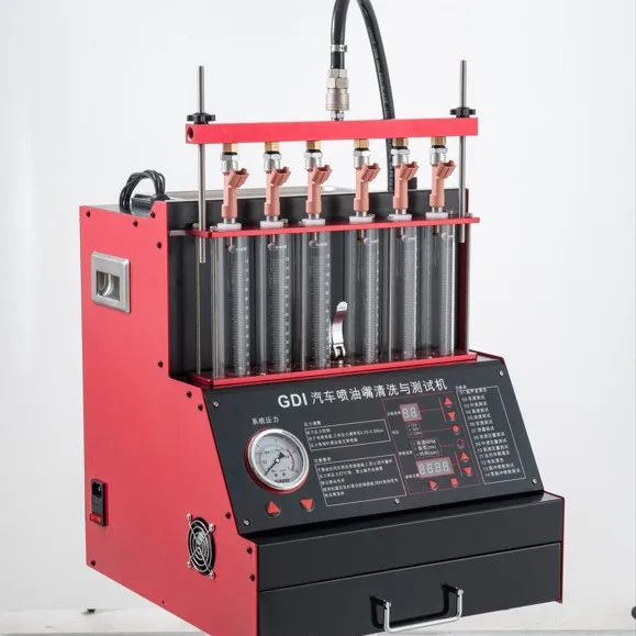 Automobile fuel injector detection cleaning machine ultrasonic decarbonization GDI cylinder direct injection high-pressure