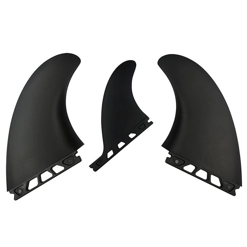 UPSURF FUTURE Thruster Twin Side Fins+Center Fin T1 Surf Fins Plastic Tri Fins Set For Fish,Shortboard,Funboard Top Performance