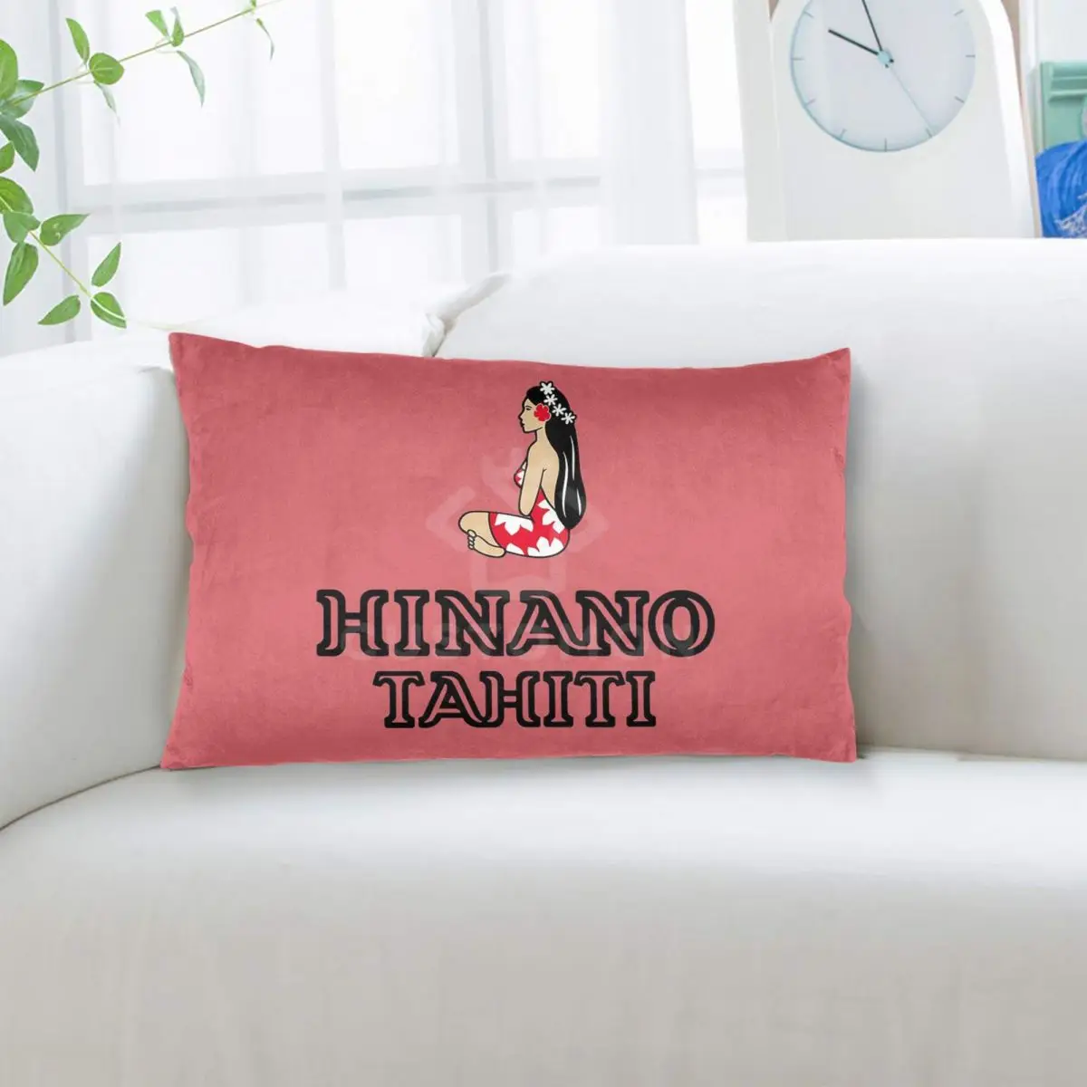 Hinano Tahiti Rectangle Pillowcase Cushion Cover Decor Bedroom Bed Home Comfort Throw Pillow