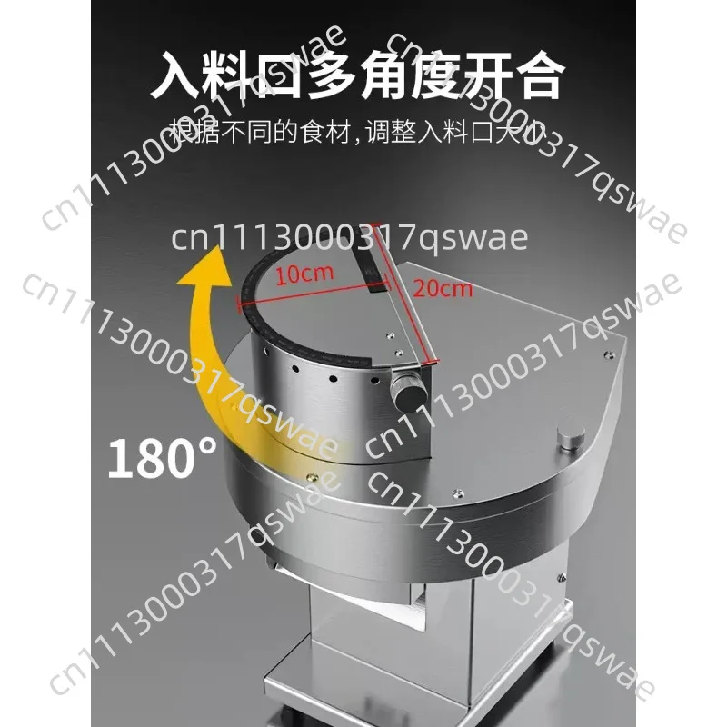 Heavy Duty Commercial Food Cutter Electric Stainless Steel Slicer Shredder for Potato Carrot Lemon Fruits
