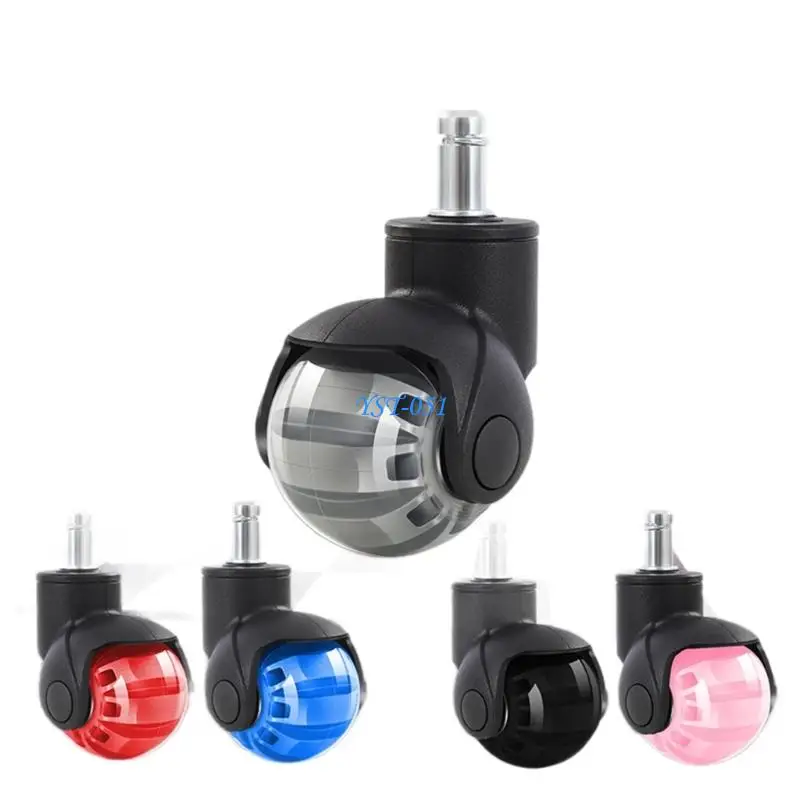 

E15A Noiseless PU Casters 11x22mm Size For Sofas Chairs Ball Type Universal