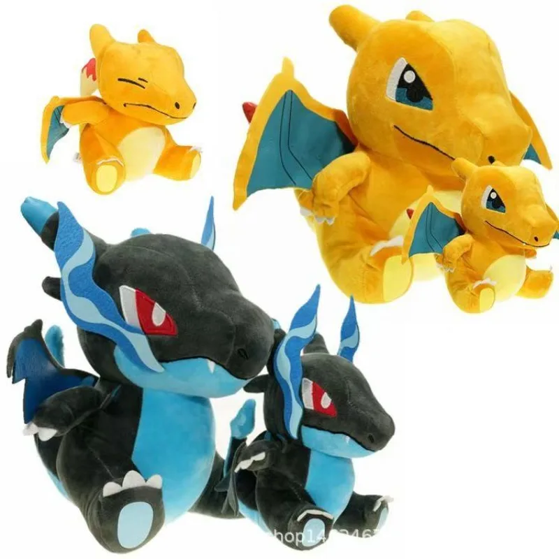 Juguetes de peluche Pokemon Mega Charizard de 15cm, muñeco de peluche Mega Evolution X&Y Charizard, muñeco de animales de peluche suave, regalo de cumpleaños para niños