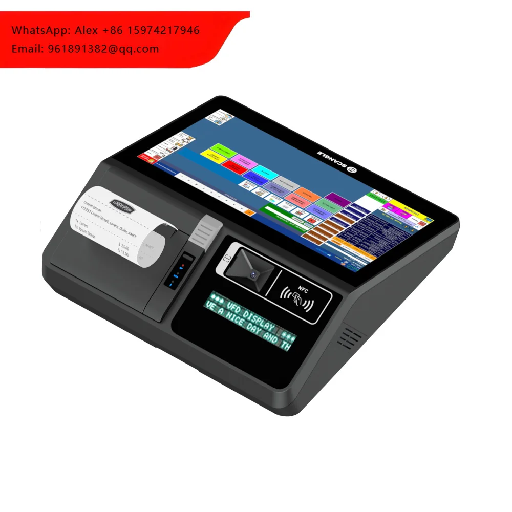

Scangle 11.6 Inch IPS Screen Windows/Android Terminal With Built-in Thermal Printer/NFC/VFD And Offer Low Price