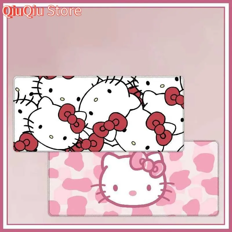 

Cartoon Hello Kitty Cute Kiaby Keyboard Computer Mat Pink Mousepad Mouse Pad Kawaii Office Accessories Xxl Carpet Pc Playmat