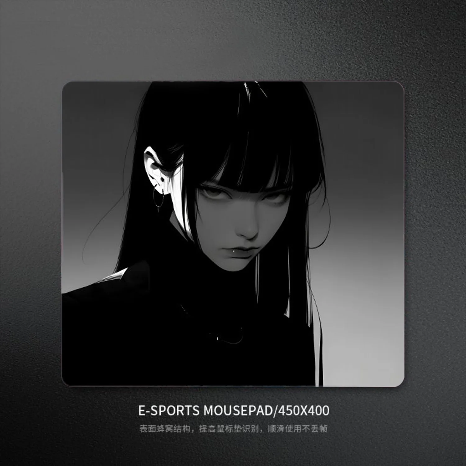 Cool Girl Glass Mousepad Sora Game Mouse Pad Customized Pattern Tempered Smooth Gaming Desk Mat Fps Esports Office Gaming