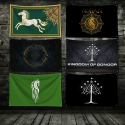 3x5 Ft The Kingdom of Rohan Flag Polyester Digital Printing Banner for Garage Wall Art Out Door Decoration With Brass Grommets