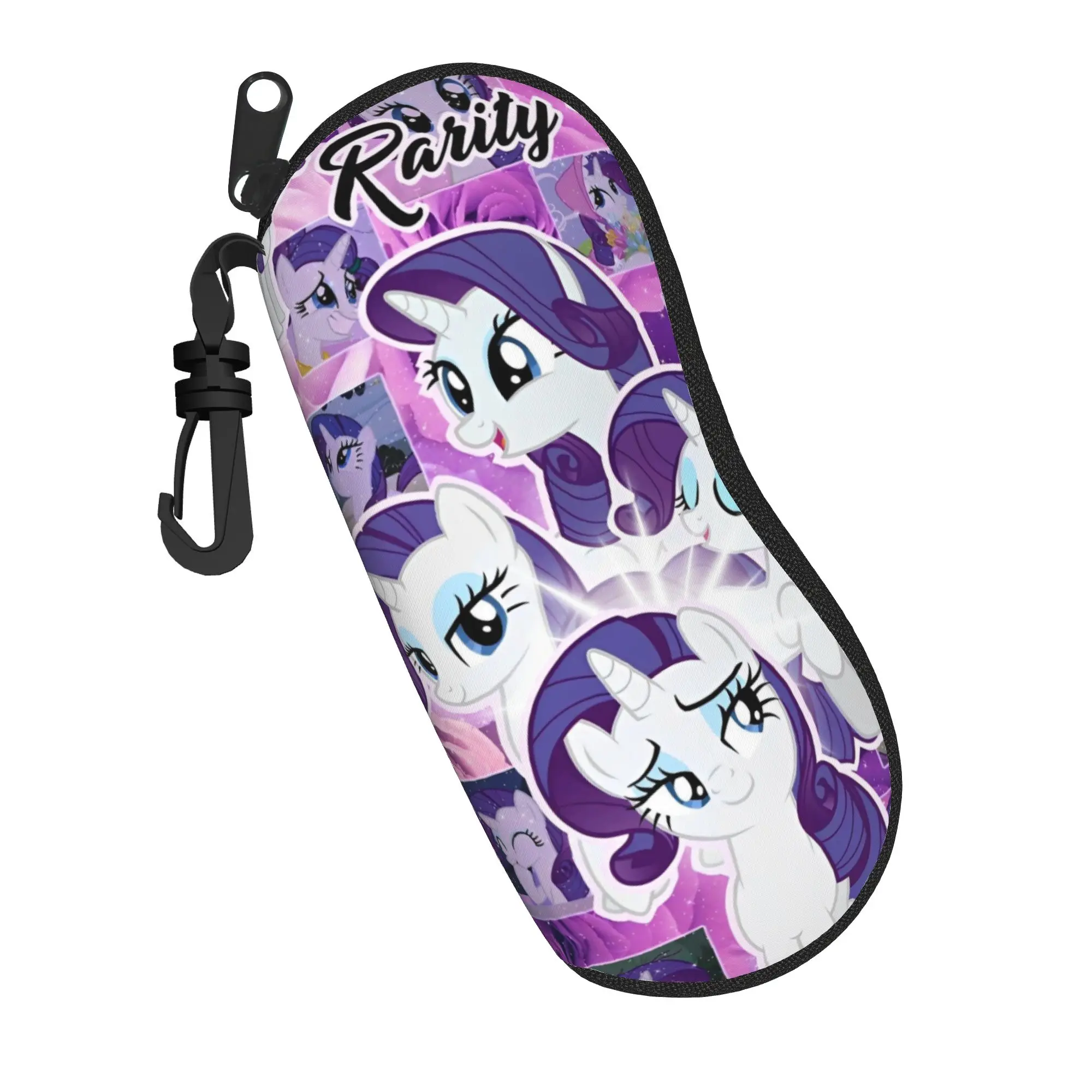 Little Unicorn Horse Glasses Case Men Women Convenient Zipper Cartoon Reading Storage Box Charming Eyeglasses Box