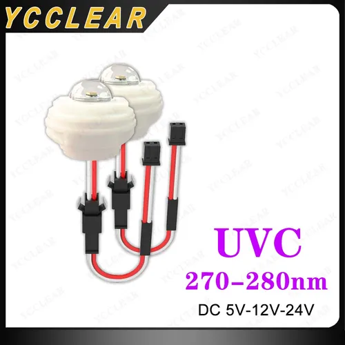 정수, 소독 및 살균을 위한 고품질 270nm 275nm 280nm UVC 깊은 UV LED UV 램프 12V 24V Best5 정수, 소독 및 살균을 위한 고품질 270nm 275nm 280nm UVC 깊은 UV LED UV 램프 12V 24V Best5