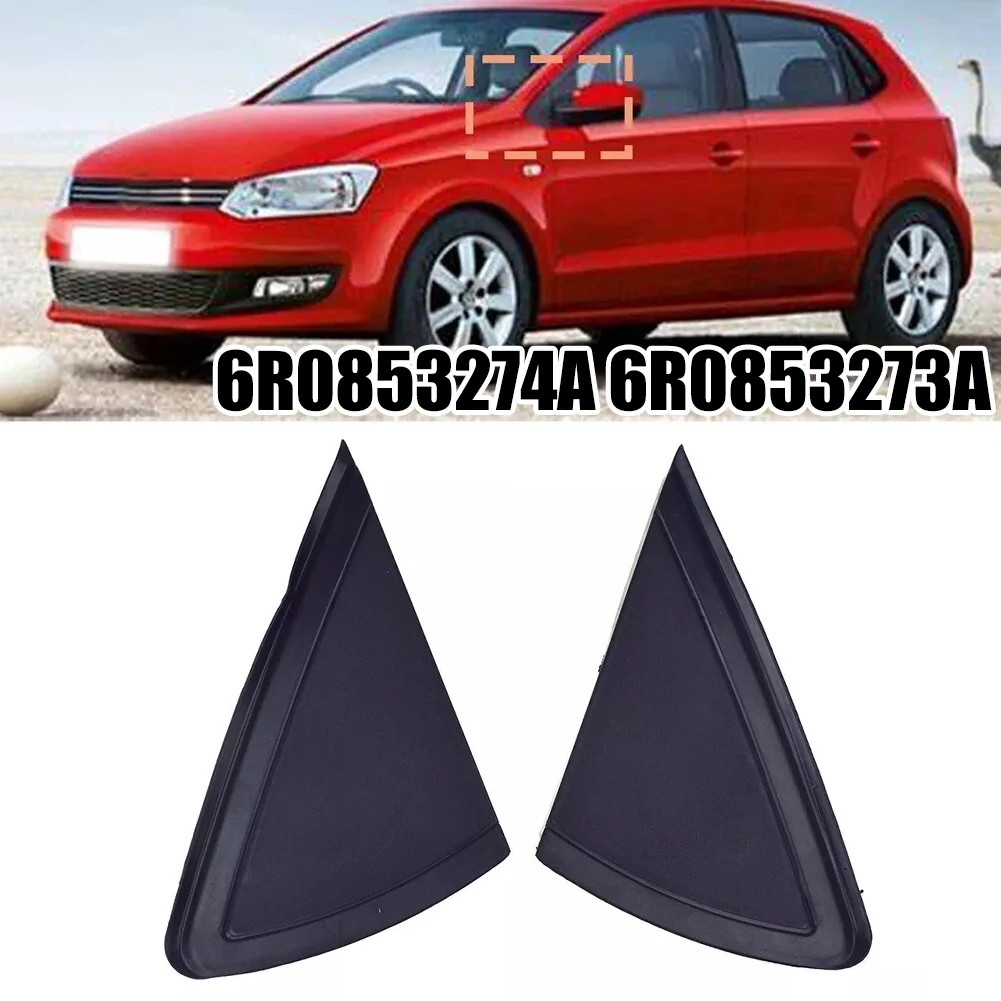 

Rear View Mirror Triangle Covers for MK5 2009 2022 Replacement Parts with OEM Designations For 6R0853273A and For 6R0853274A