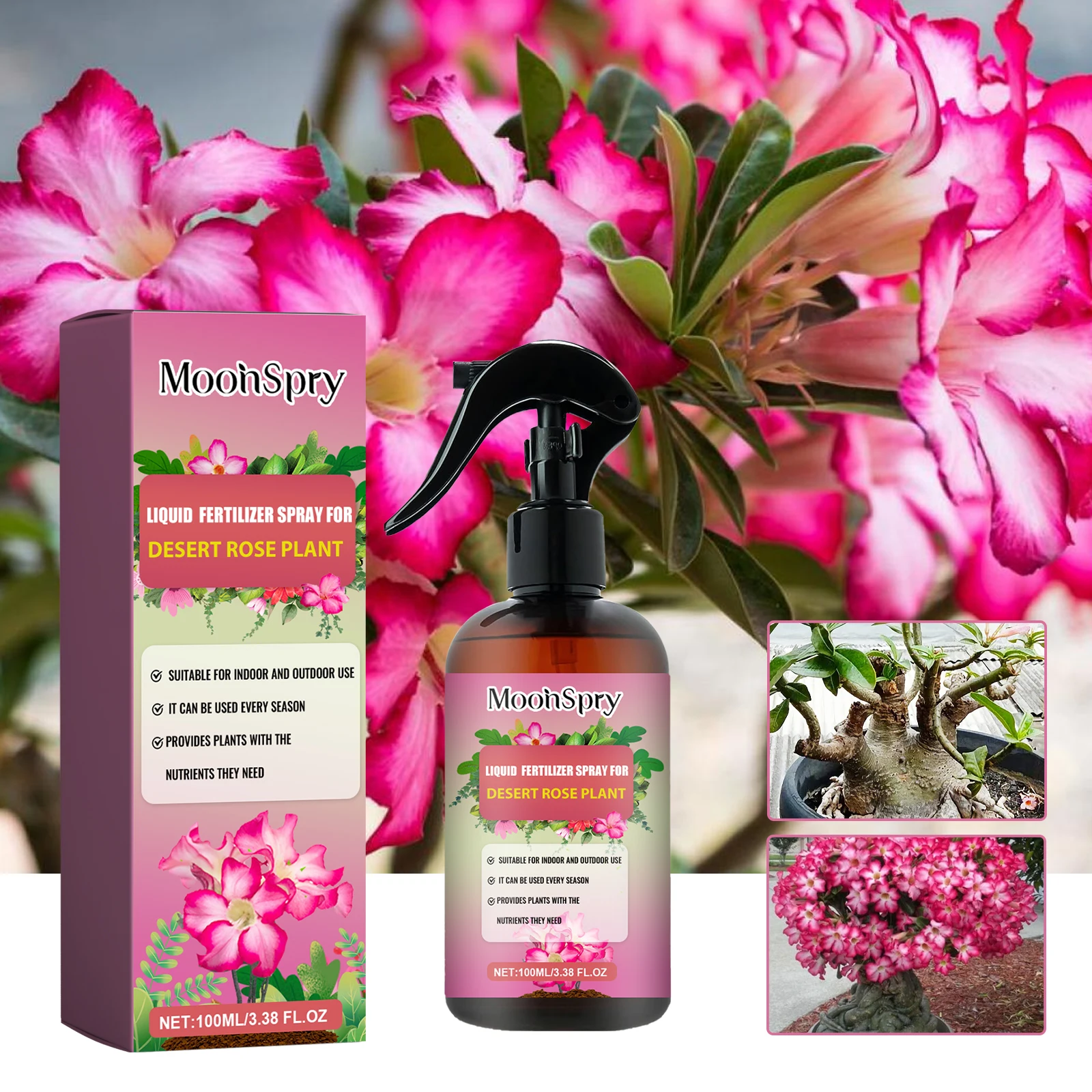 Desert Rose Fertilizer Spray; Desert Rose Special Fertilizer Soil Nutrient Seedling Strengthening Fertilizer