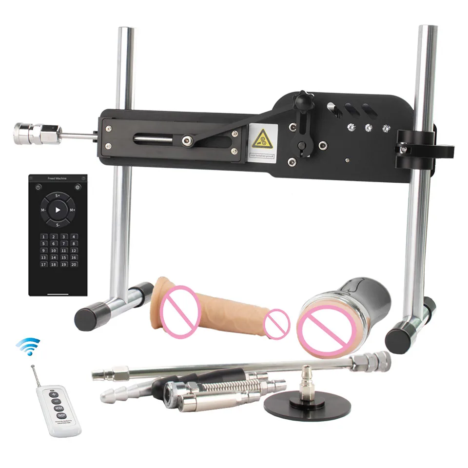 DTSUDU Sex Machine Male and Female Masturbator 70W Frequency Conversion Gun Love Machine, High-speed Thrusting Quiet Sex Machine
