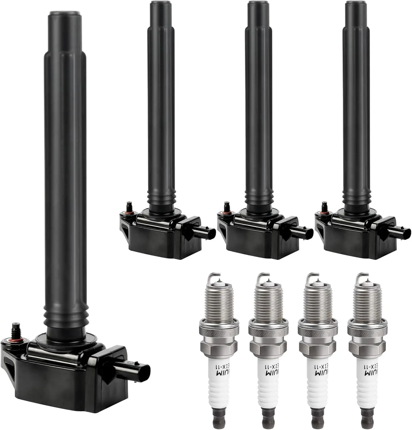 

Ignition Coil Pack Spark Plugs Replacement for Jeep Renegade Cherokee Compass, Ram ProMaster, Dodge Dart, Fiat 500X, UF751 UF754